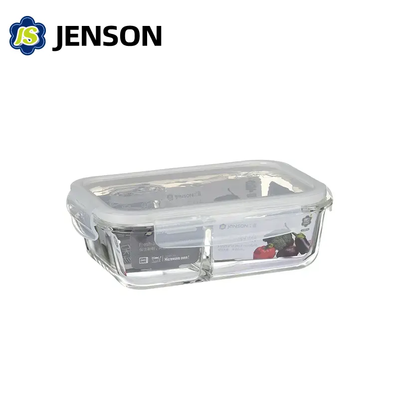 Glass Meal Prep Container 2コンパートメント